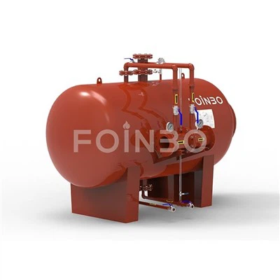 Vaahtomarakon säiliön vaakasuora